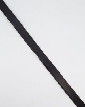 Hermes Double Sided Belt in Black and Etoupe 120cm