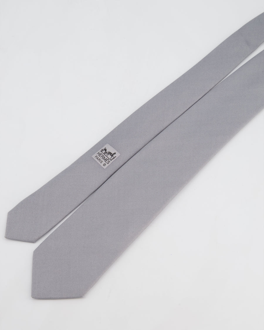 Hermès Silk Grey Tie
