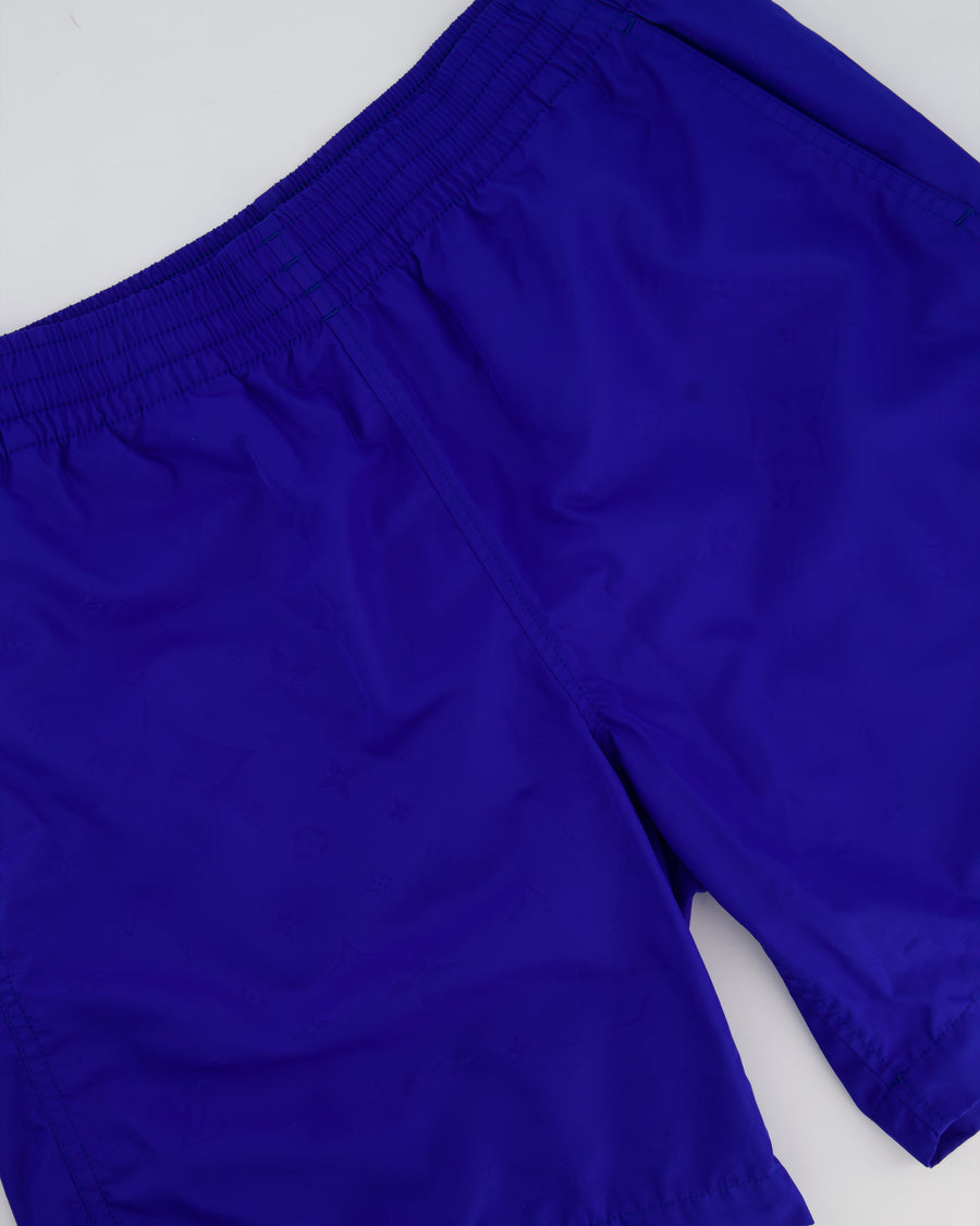 Louis Vuitton Monogram Swim Shorts in Blue Size IT M (UK 34)