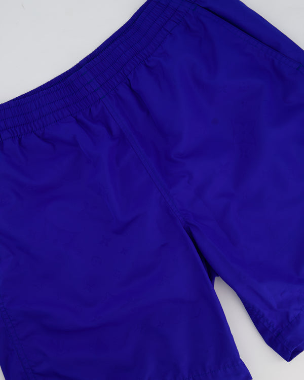 Louis Vuitton Monogram Swim Shorts in Blue Size IT M (UK 34)