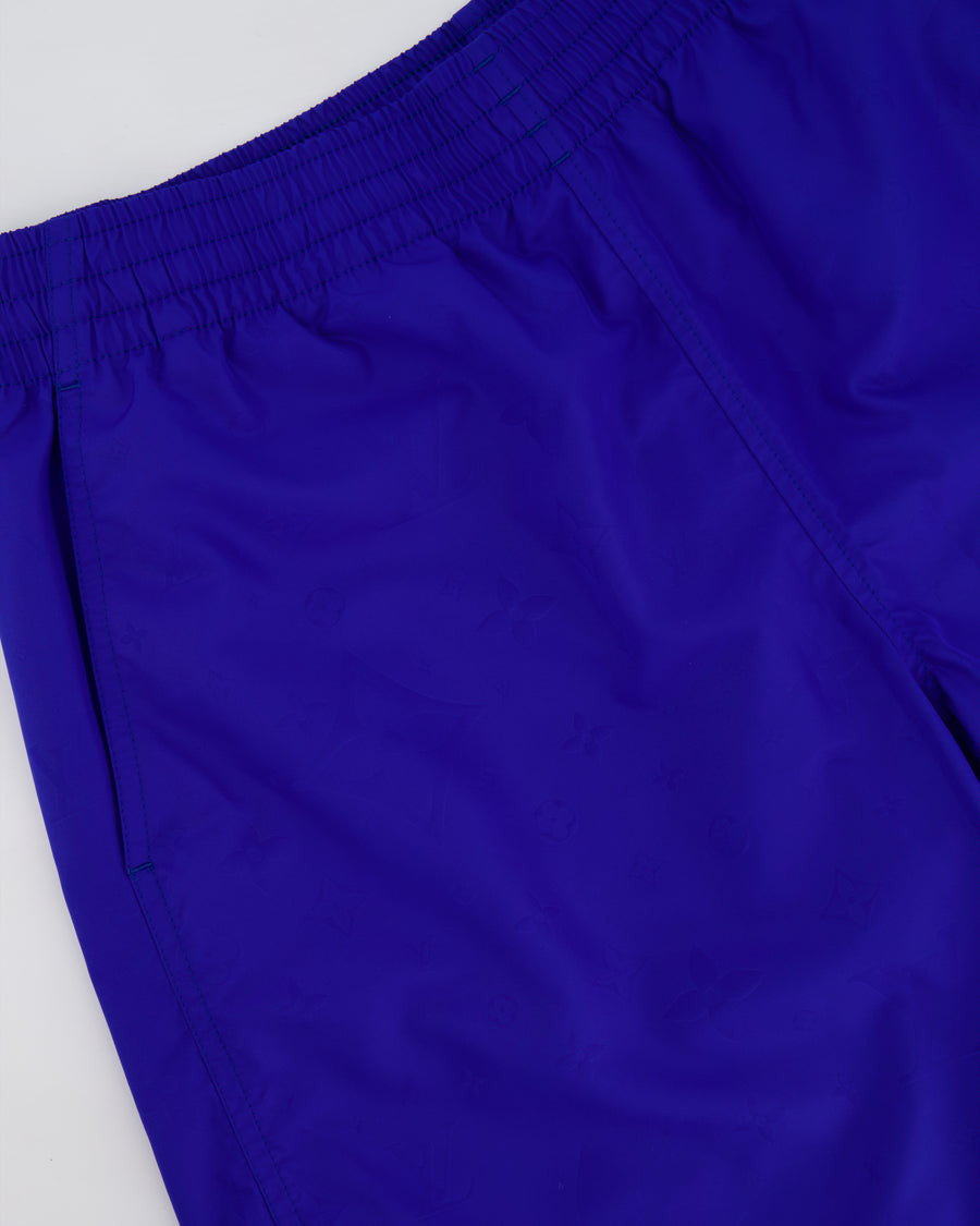Louis Vuitton Monogram Swim Shorts in Blue Size IT M (UK 34)