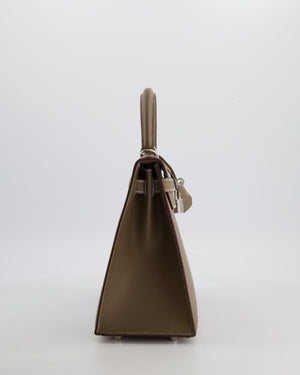 Hermès Kelly 28 Sellier Bag in Etoupe Epsom Leather with Palladium Hardware