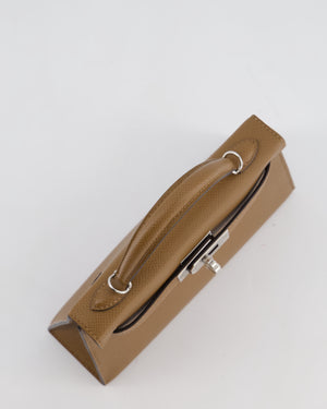 *HOT* Hermès Mini Kelly II 20 Bag in Alezan Epsom Leather with Palladium Hardware