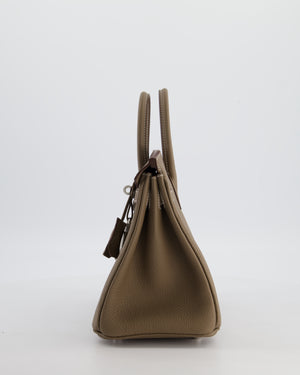 Hermès Birkin 25 Retourne Bag in Etoupe Togo Leather with Palladium Hardware