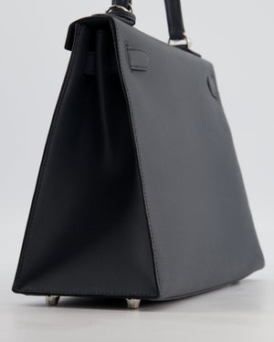 Hermès Kelly 28 Sellier Bag in Gris Misty Epsom Leather with Palladium Hardware