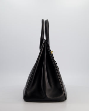 *SUPER RARE* Hermès Birkin 35cm Bag in Black Box Leather with Gold Hardware