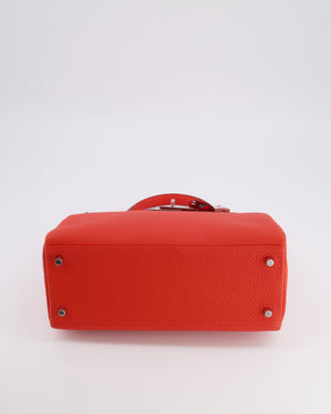 Hermès Kelly 28 Retourne Bag in Capucine Togo Leather with Palladium Hardware