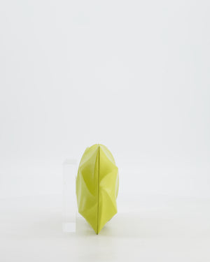 Bottega Veneta Kiwi Green Whirl Clutch Bag