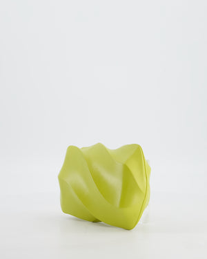 Bottega Veneta Kiwi Green Whirl Clutch Bag