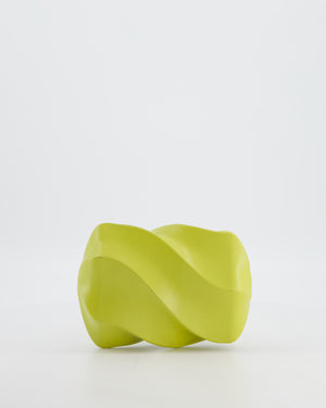 Bottega Veneta Kiwi Green Whirl Clutch Bag