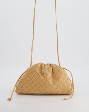 Bottega Veneta Beige Mini Intrecciato The Pouch Bag