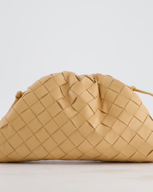 Bottega Veneta Beige Mini Intrecciato The Pouch Bag