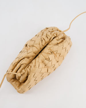 Bottega Veneta Beige Mini Intrecciato The Pouch Bag