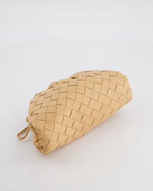 Bottega Veneta Beige Mini Intrecciato The Pouch Bag