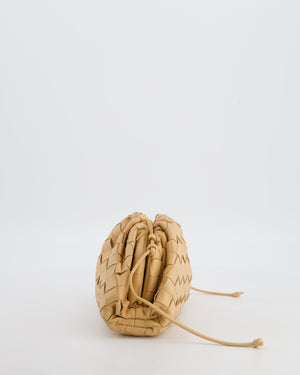 Bottega Veneta Beige Mini Intrecciato The Pouch Bag