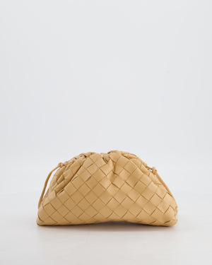 Bottega Veneta Beige Mini Intrecciato The Pouch Bag