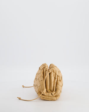 Bottega Veneta Beige Mini Intrecciato The Pouch Bag