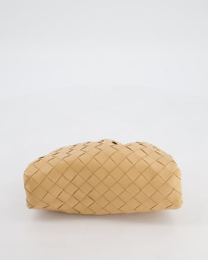 Bottega Veneta Beige Mini Intrecciato The Pouch Bag