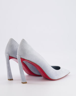 Christian Louboutin Light Blue Suede Pumps Size EU 39
