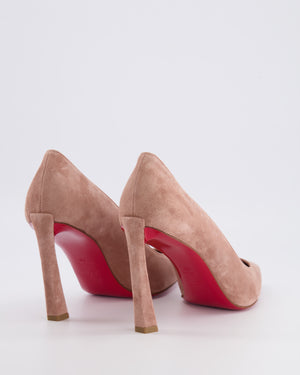 Christian Louboutin Light Pink Suede Pumps Size EU 39