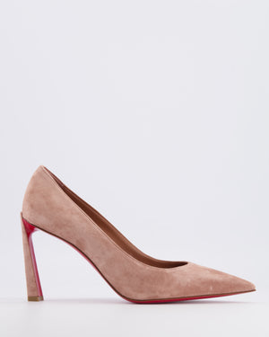 Christian Louboutin Light Pink Suede Pumps Size EU 39