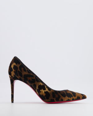 Christian Louboutin Brown Leopard Print Ponyhair Heeled Pumps Size EU 39