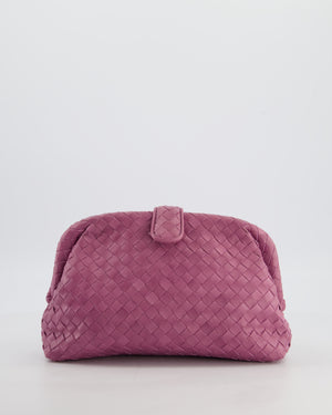 Bottega Veneta Pink Leather Small Lauren 1980 Leather Clutch Bag