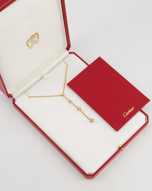Cartier Draperie De Decollate Pendant Necklace in 18k Yellow Gold with Diamonds