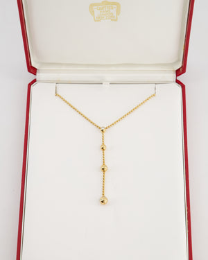 Cartier Draperie De Decollate Pendant Necklace in 18k Yellow Gold with Diamonds