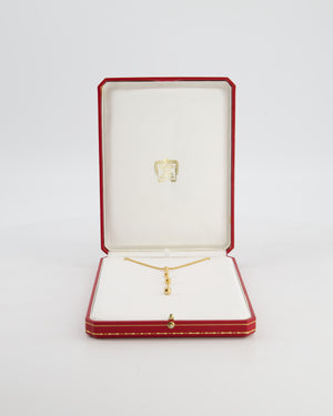 Cartier Draperie De Decollate Pendant Necklace in 18k Yellow Gold with Diamonds