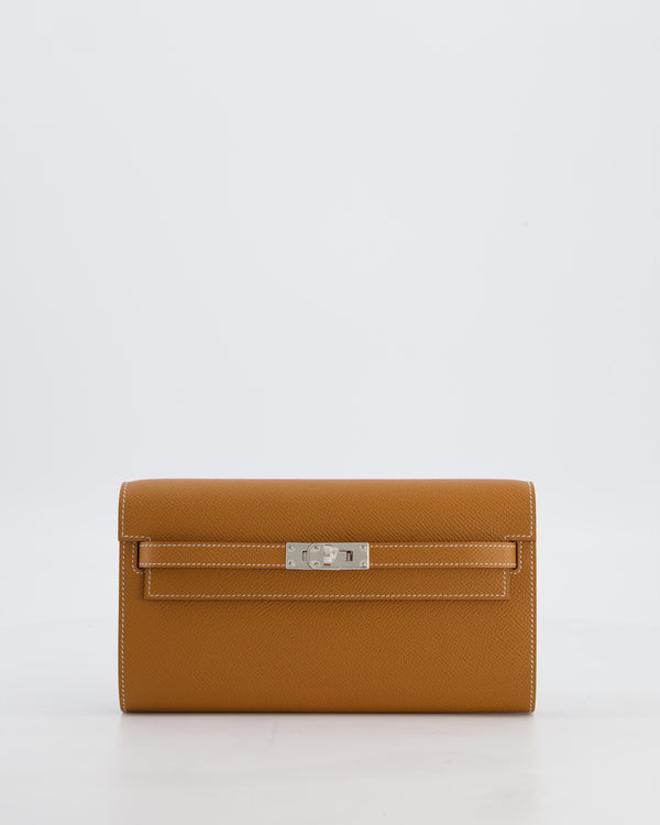 Hermès Kelly To Go Bag in Gold Epsom Leather with Palladium Hardware