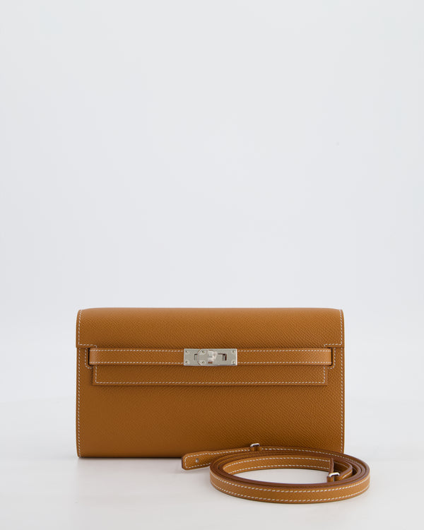Hermès Kelly To Go Bag in Gold Epsom Leather with Palladium Hardware
