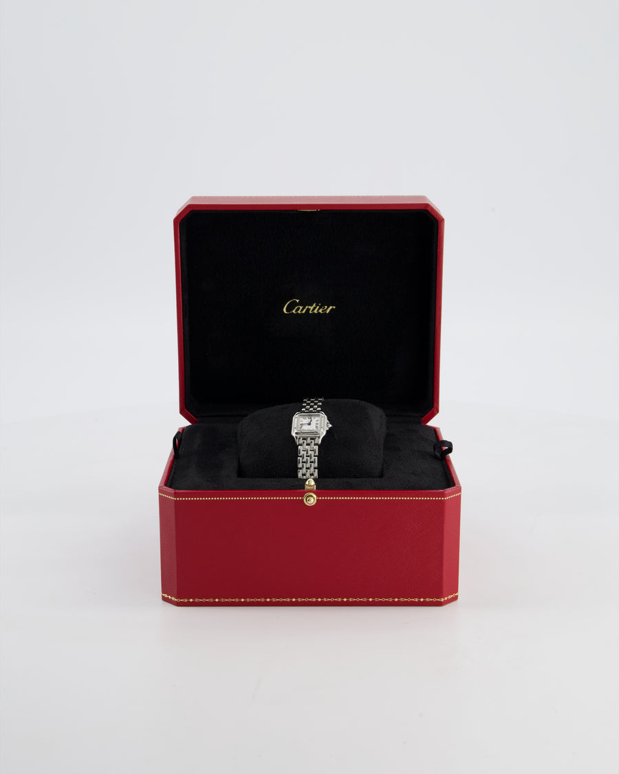 Cartier Panthère Watch Mini Model Quartz Movement Steel
