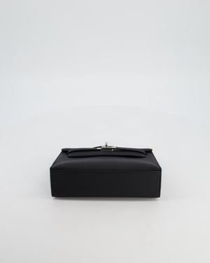 *RARE* Hermès Mini Kelly Pochette Bag in Noir Swift Leather with Palladium Hardware