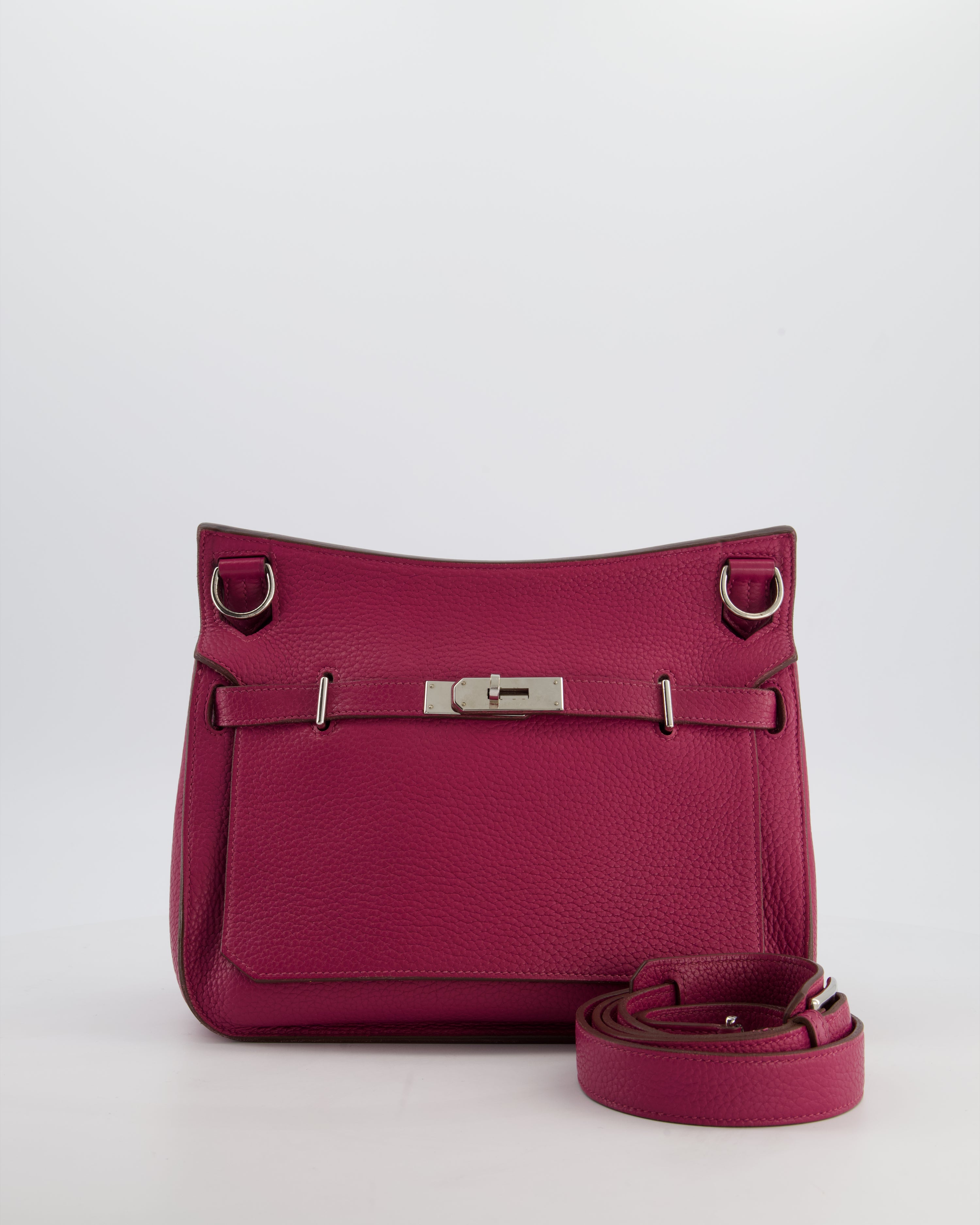 Hermès Jypsiere 28 Bag in Tosca Clemence Leather with Palladium