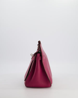 Hermès Jypsiere 28 Bag in Tosca Clemence Leather with Palladium Hardware