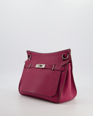 Hermès Jypsiere 28 Bag in Tosca Clemence Leather with Palladium Hardware