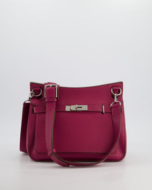 Hermès Jypsiere 28 Bag in Tosca Clemence Leather with Palladium Hardware