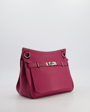 Hermès Jypsiere 28 Bag in Tosca Clemence Leather with Palladium Hardware