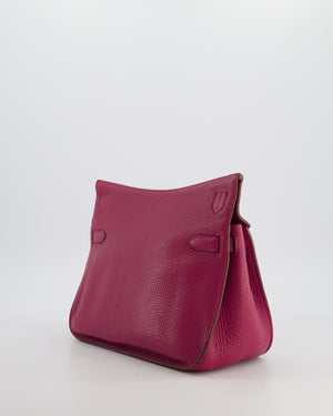 Hermès Jypsiere 28 Bag in Tosca Clemence Leather with Palladium Hardware