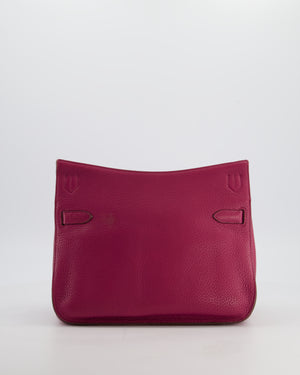 Hermès Jypsiere 28 Bag in Tosca Clemence Leather with Palladium Hardware