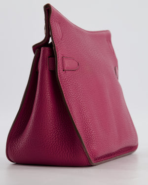 Hermès Jypsiere 28 Bag in Tosca Clemence Leather with Palladium Hardware