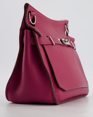 Hermès Jypsiere 28 Bag in Tosca Clemence Leather with Palladium Hardware