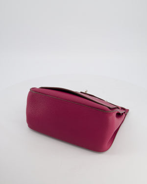 Hermès Jypsiere 28 Bag in Tosca Clemence Leather with Palladium Hardware