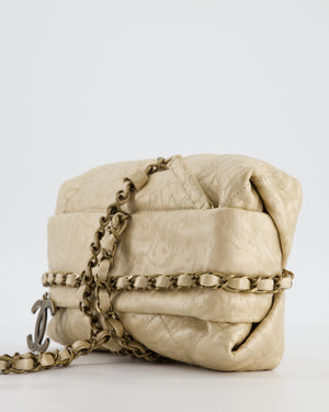 Chanel 12/A Paris-Bombay Gold Baluchon Clutch Bag with Aged Gold Hardware