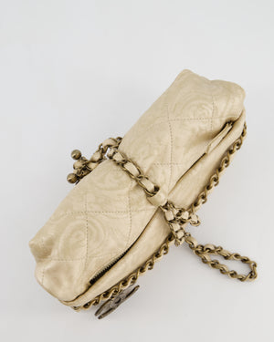 Chanel 12/A Paris-Bombay Gold Baluchon Clutch Bag with Aged Gold Hardware