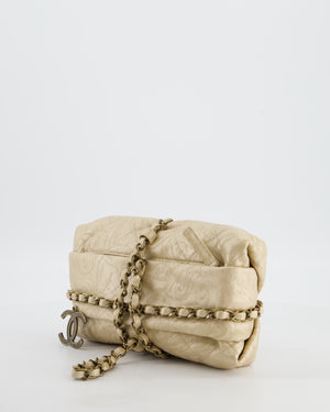 Chanel 12/A Paris-Bombay Gold Baluchon Clutch Bag with Aged Gold Hardware
