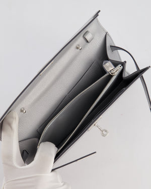 *SUPER RARE* Hermès Kelly To Go Bag in Argent Chevre Chamkila Leather with Palladium Hardware