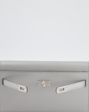 *SUPER RARE* Hermès Kelly To Go Bag in Argent Chevre Chamkila Leather with Palladium Hardware