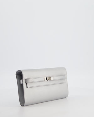 *SUPER RARE* Hermès Kelly To Go Bag in Argent Chevre Chamkila Leather with Palladium Hardware